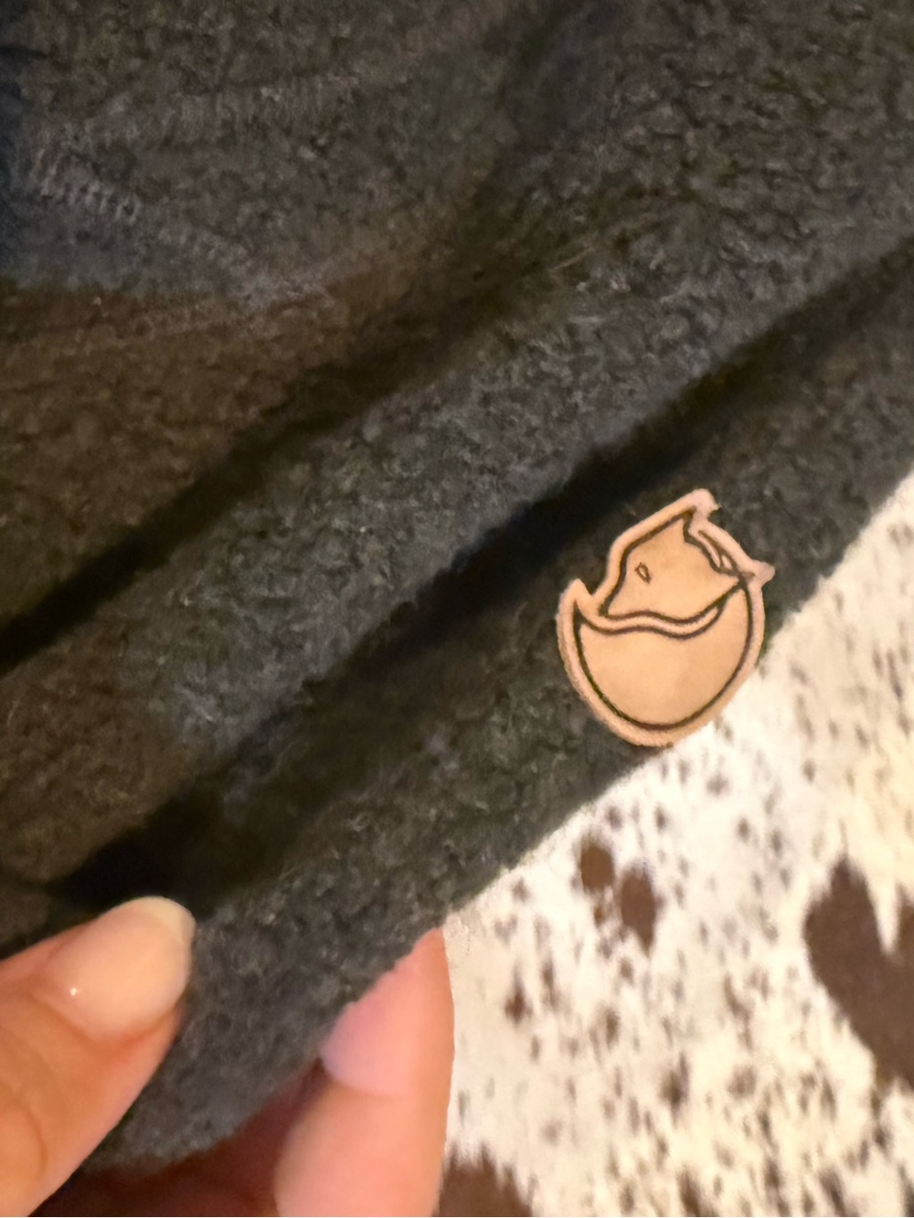 Fjallraven Charcoal Hooded Wool-Blend Zip Jacket - Picture 6 of 8